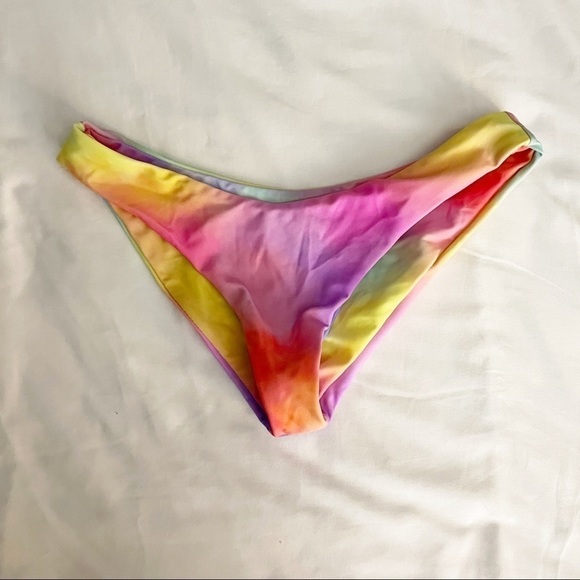 INFAMOUS SWIM Radar Bikini Bottoms Rainbow X-Small - Picture 4 of 7